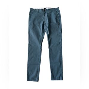 Mens J. Crew Chinos flex skinny / slim leg dress pants chino pants size 35 x 34